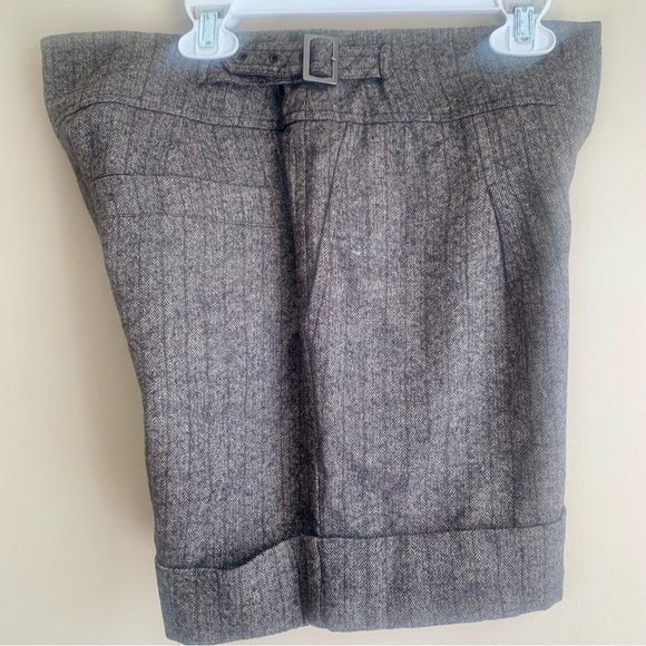 Marc O'Polo Tweed gray & brown dress shorts size German 36/ US 6 EUC - Picture 4 of 8